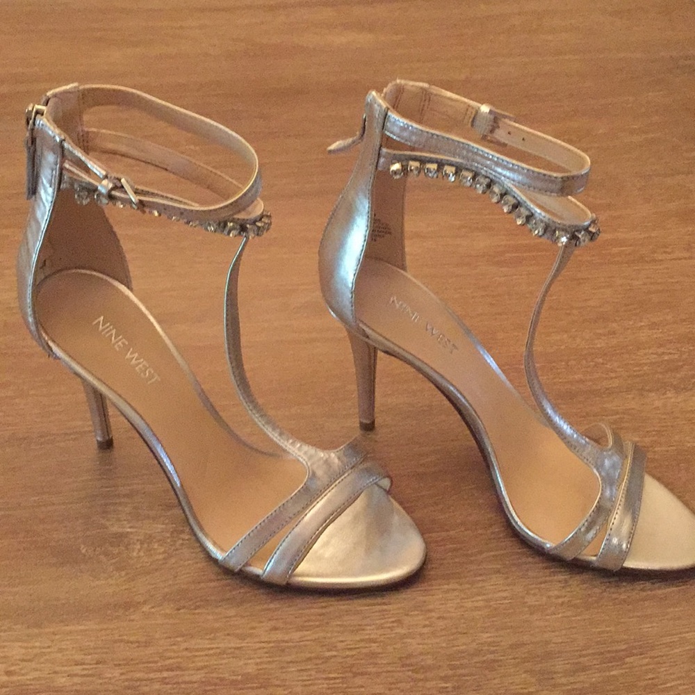 Nine West Rhinestone Ankle-strap Sandal